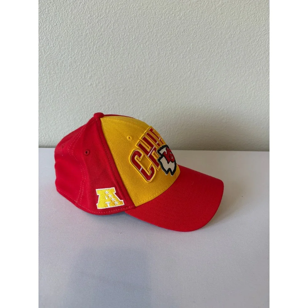 New Era Kansas City Chiefs 39THIRTY Hat Red Yellow Small-Medium NFL Cap